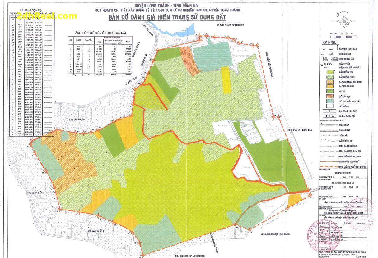 Tìm nguồn đầu tư tài chính dài hạn dự án Cụm Công Nghiệp Tam An quy mô 50,9ha, huyện Long Thành, tỉnh Đồng Nai