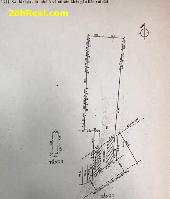 Bán nhà mặt tiền số 360 – 360A Thoại Ngọc Hầu, phường Phú Thạnh, quận Tân phú, Tp.HCM