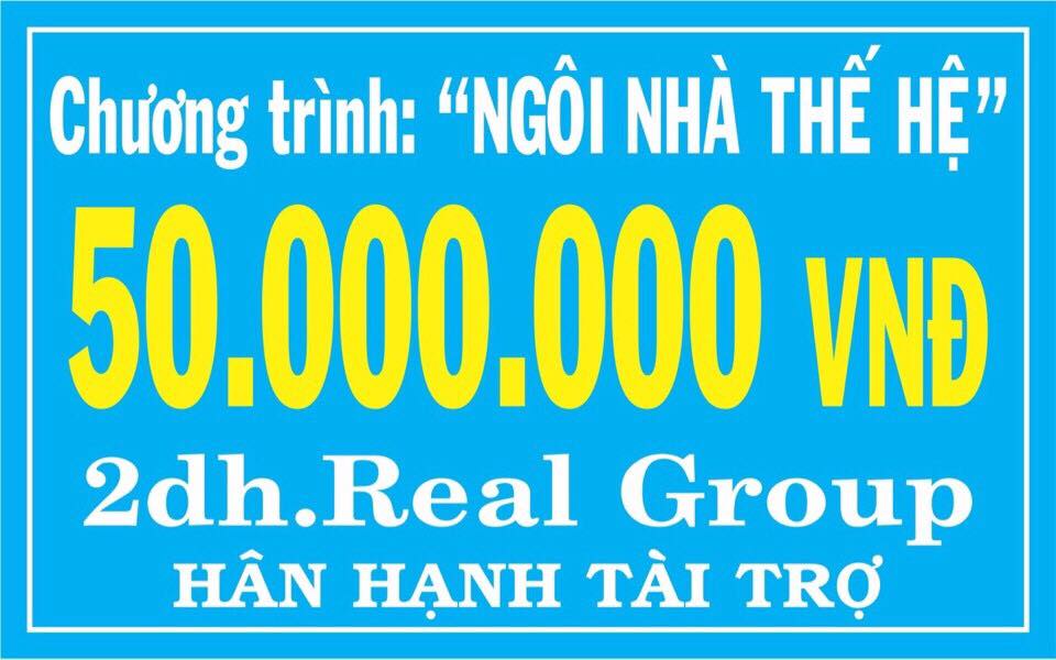 Danh sách nhà tài trợ chương trình 1001 Ngôi Nhà Thế Hệ