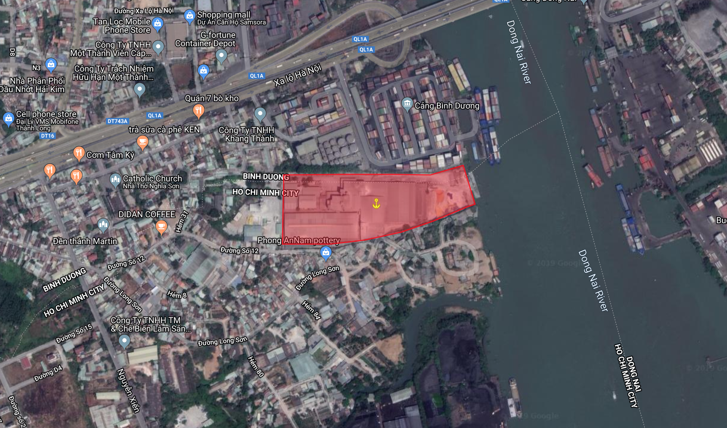 HCM | Cảng Xi măng Sài Gòn, phường Long Bình, quận 9 Tp.HCM | Bán cảng đường thuỷ | Cảng thuỷ nội địa